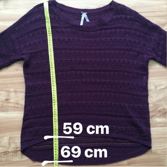 Purple crochet sweater - Picture 5 of 5